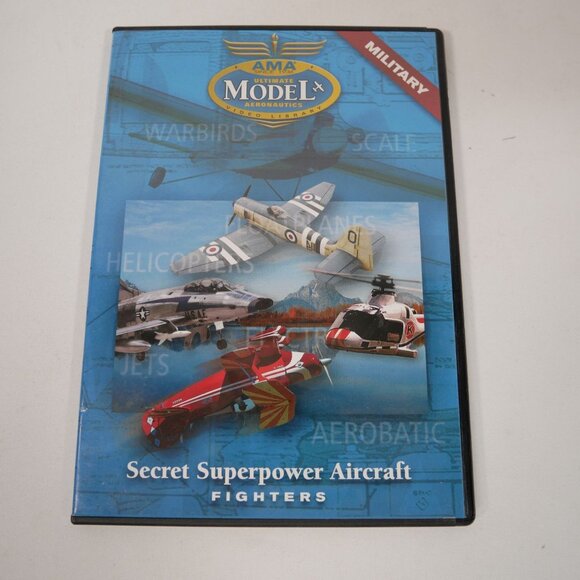 AMA Radio Control Secret Superpower Aircraft Military DVDs Set Of 3 - TESTED - Picture 3 of 4